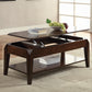 ACME Docila Coffee Table w/Lift Top, Walnut