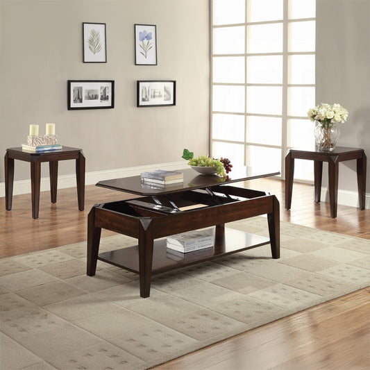 ACME Docila Coffee Table w/Lift Top, Walnut