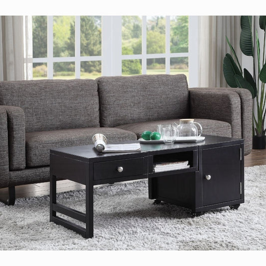 ACME Machiko Coffee Table (Convertible), Black