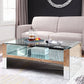 ACME Nysa Coffee Table, Mirrored & Faux Crystals