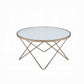 ACME Valora Coffee Table, Champagne & Frosted Glass