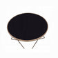 ACME Valora Coffee Table, Champagne & Black Glass