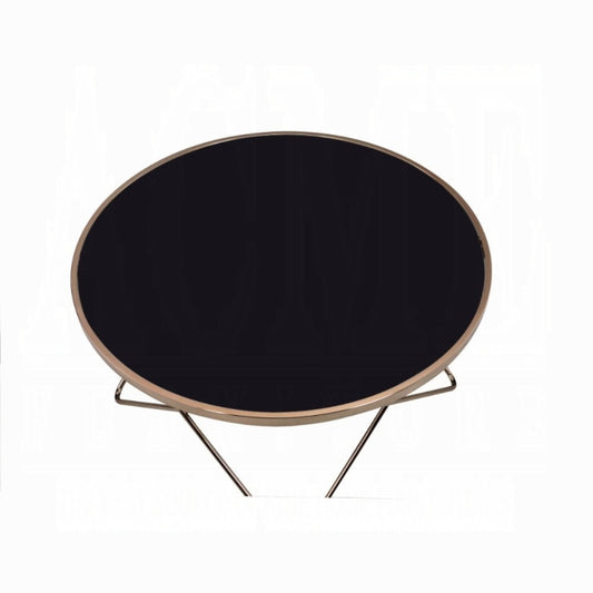 ACME Valora Coffee Table, Champagne & Black Glass