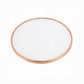 ACME Alivia Coffee Table, Rose Gold & Frosted Glass