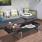 ACME Calnan Coffee Table w/Lift Top, Black & Chrome