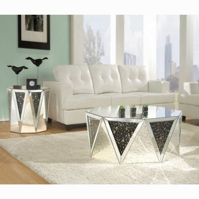 ACME Noor Coffee Table, Mirrored