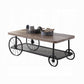 ACME Francie Coffee Table, Oak & Antique Gray