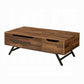 ACME Throm Coffee Table w/Lift Top - 83145 - Scandinavian - Metal Tube (Iron), Paper Veneer (PU), PB - Walnut