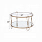 ACME Zekera Coffee Table, Champagne & Mirrored