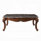 ACME Miyeon Coffee Table - 85365 - Traditional - Marble, Wood () - Marble and Cherry