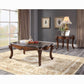 ACME Miyeon Coffee Table - 85365 - Traditional - Marble, Wood () - Marble and Cherry