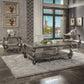 ACME Versailles Coffee Table, Antique Platinum