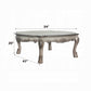 ACME Dresden Coffee Table - 88170 - Traditional, Vintage - Wood (Aspen/Poplar), Wood Veneer (Ash), Poly-Resin, MDF - Vintage Bone White