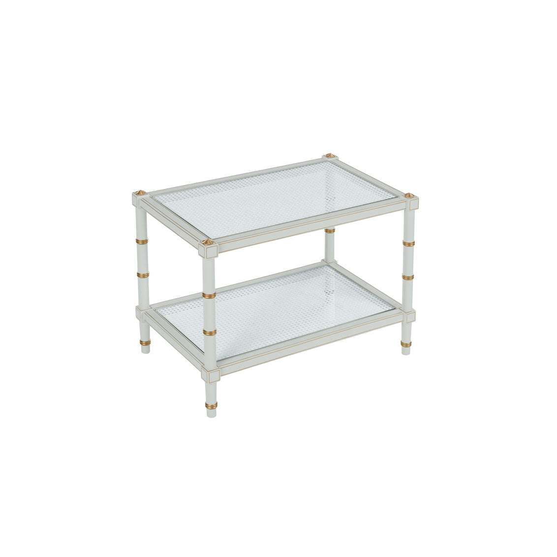 Conner Cane Cocktail Table - Gray