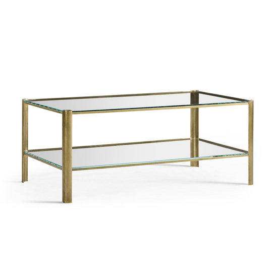 Cosmo Antique Brass Cocktail Table