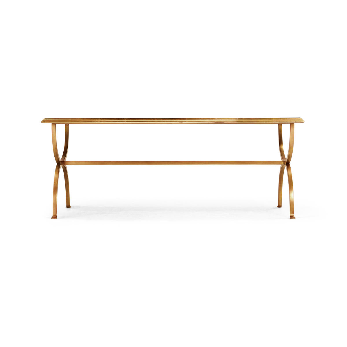 Églomisé & Gilded Iron Coffee Table