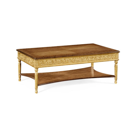 Louis XIV Style Rectangular Coffee Table