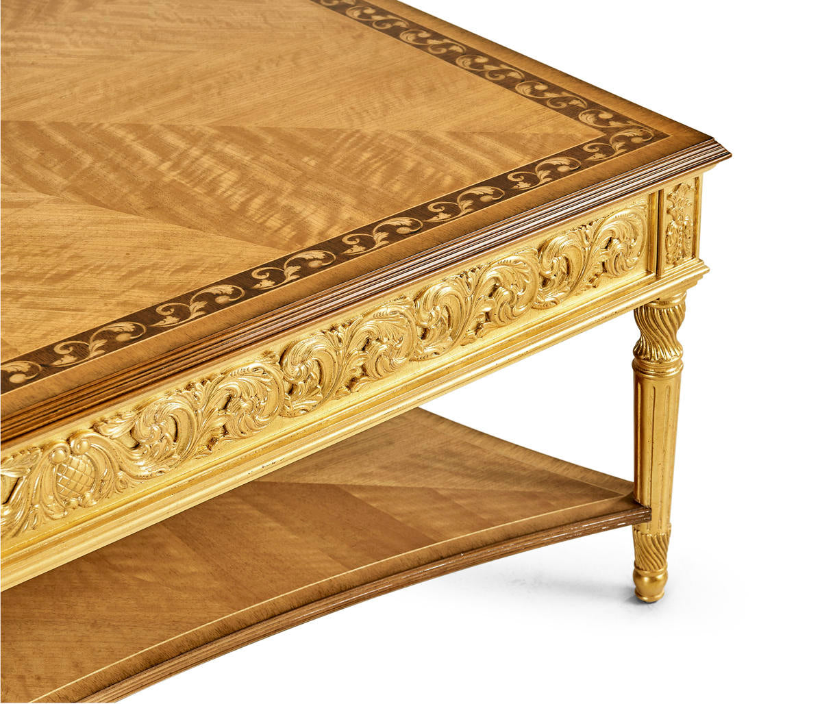 Louis XIV Style Square Coffee Table