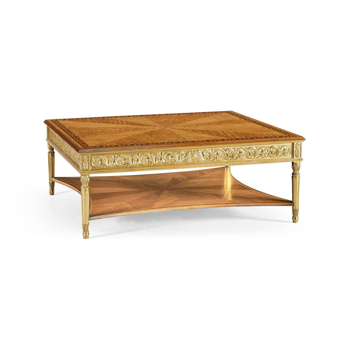 Light Antique Gold-leaf Coffee Tables