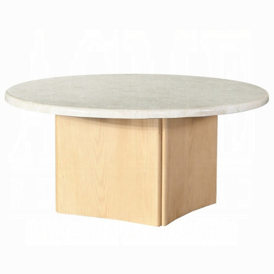 Qwin Coffee Table W/Marble Top