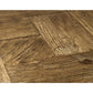 Medium Driftwood Square Coffee Table with Iron Base