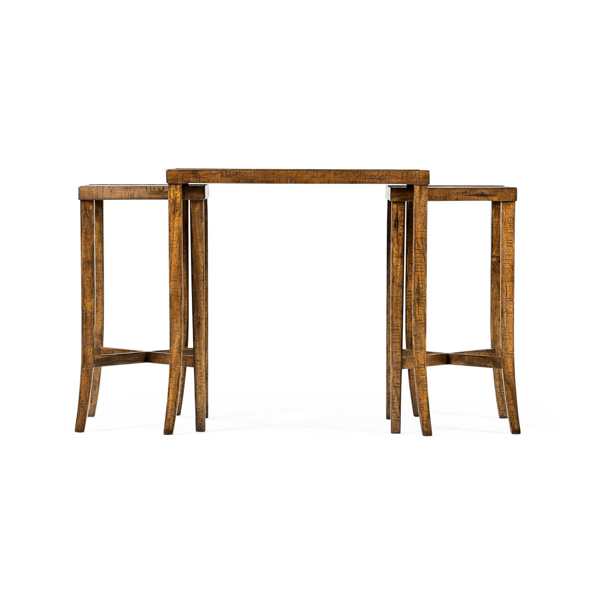 Nesting Cocktail Tables in Country Walnut