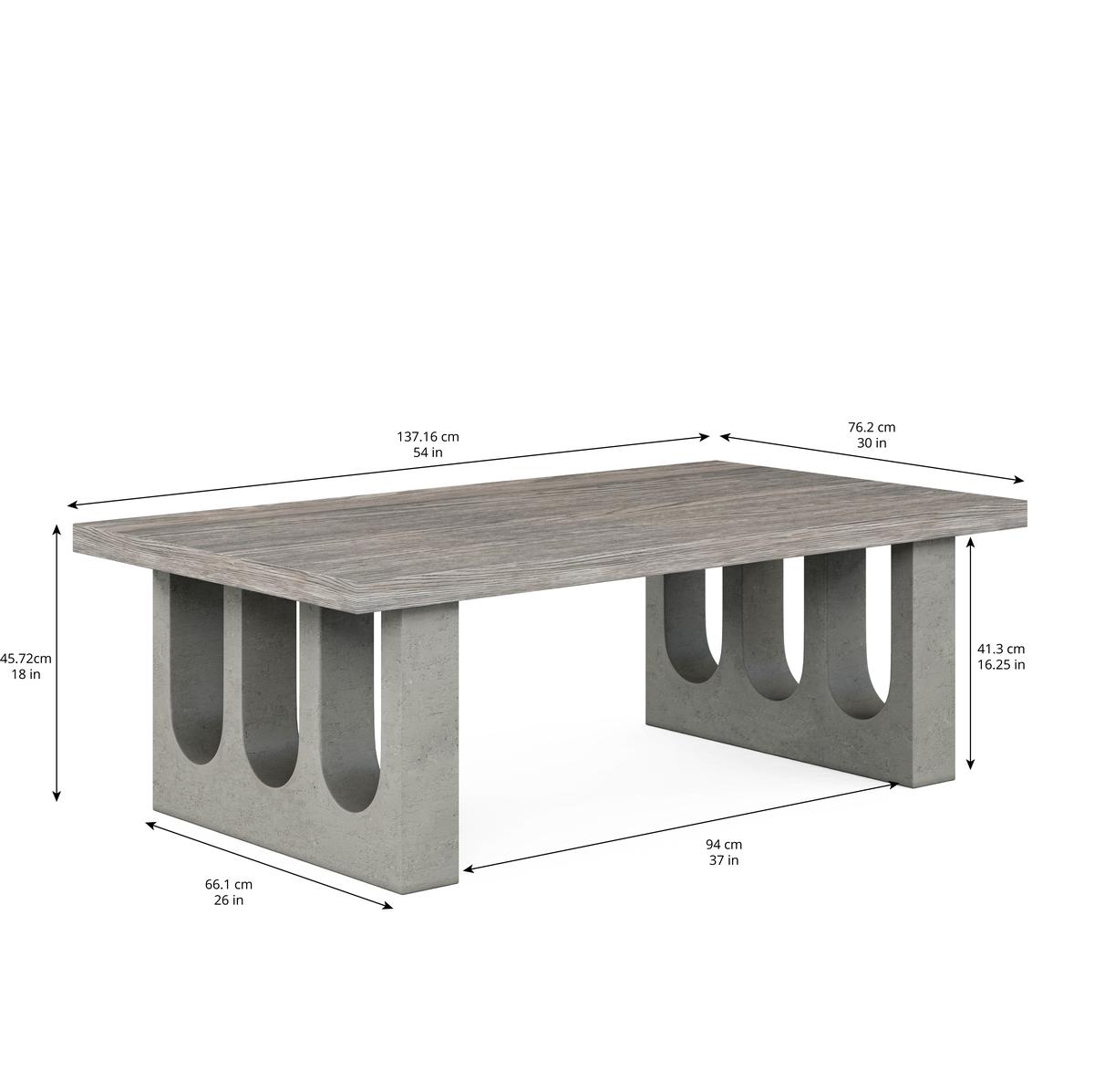 Vault Rectangular Cocktail Table