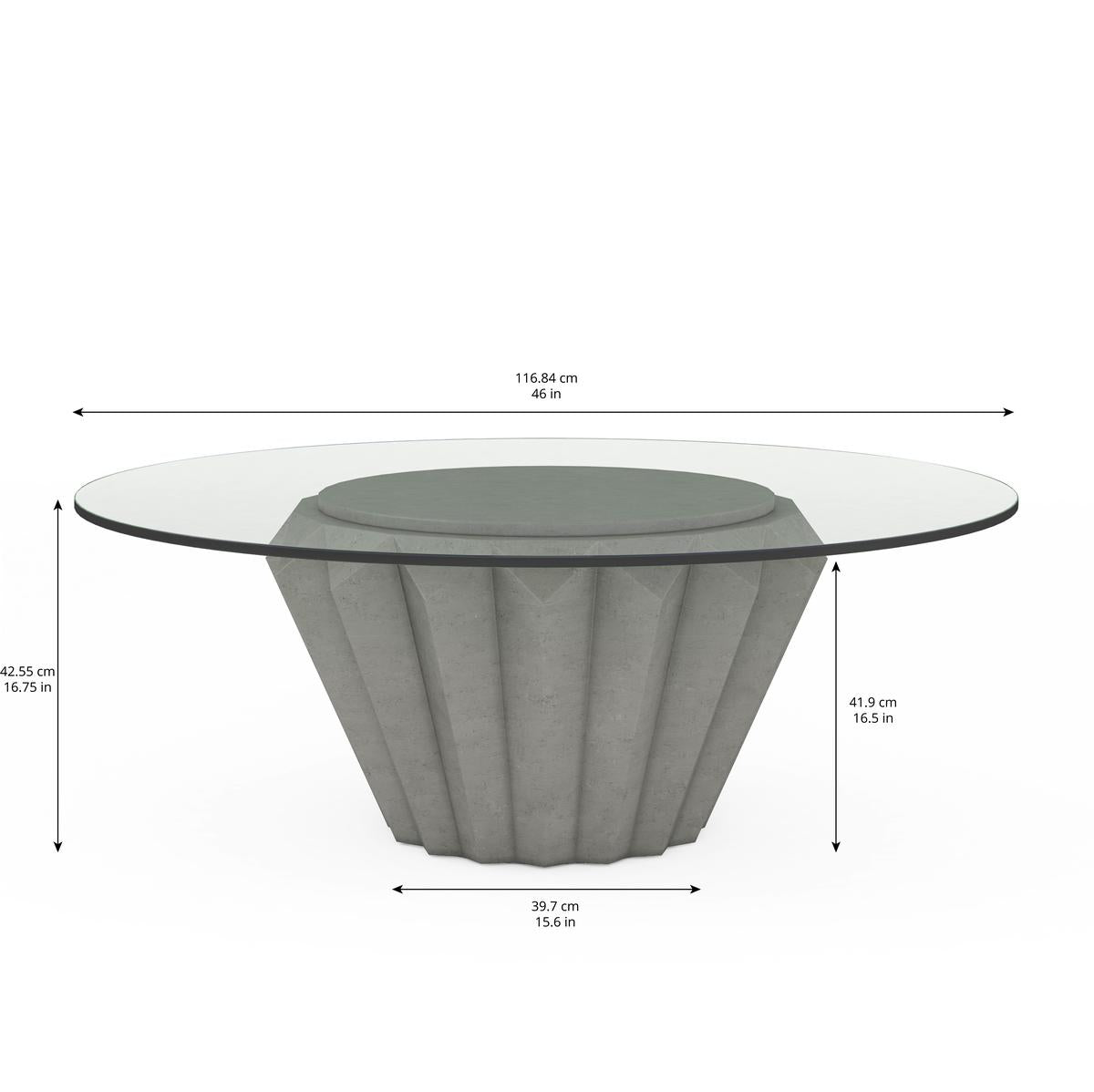 Vault Round Cocktail Table