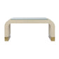 Waterfall Coffee Table - Cream