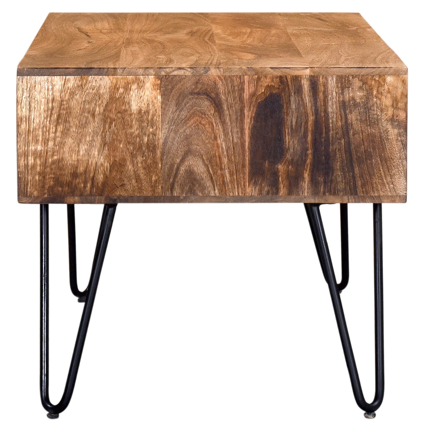 Jaydo Coffee Table in Natural Burnt and Black