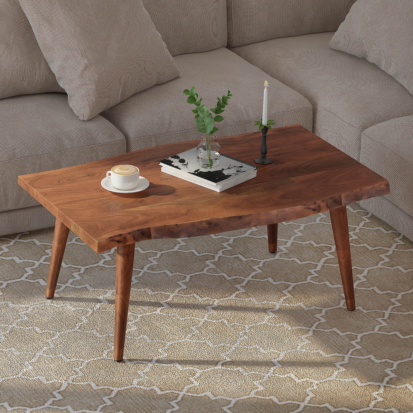 Arnav Coffee Table in Walnut