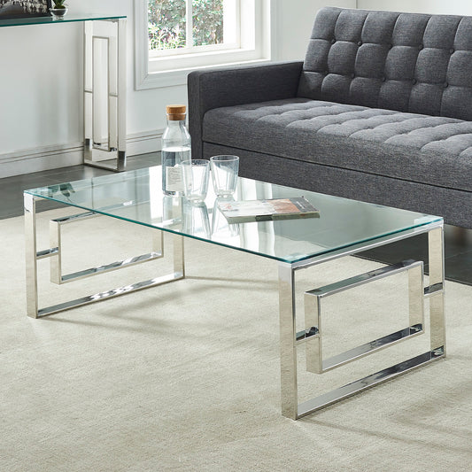 Eros Coffee Table In Silver/Gold