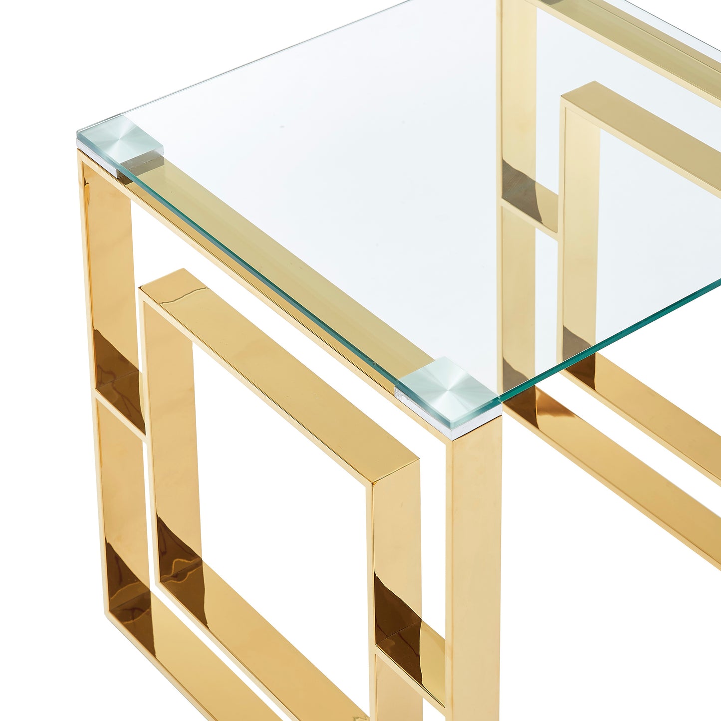 Eros Coffee Table In Silver/Gold