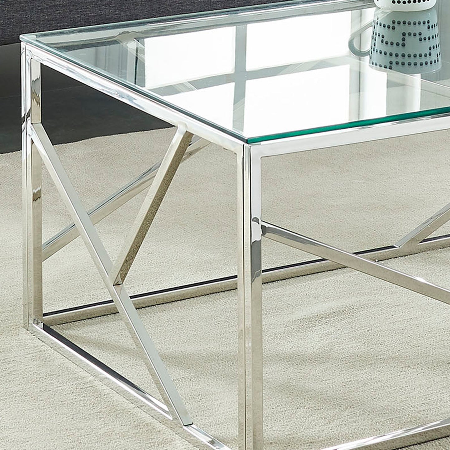 Juniper Coffee Table in Silver