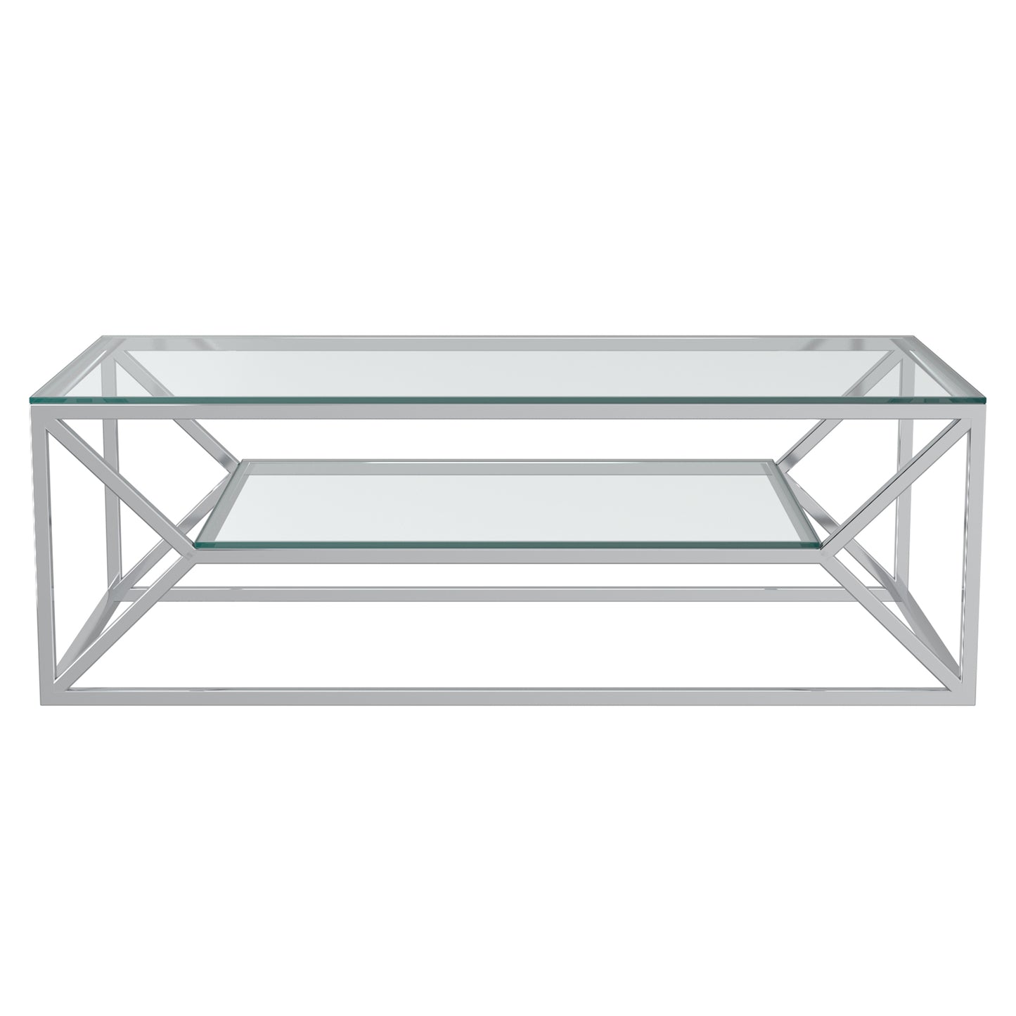 Dragor Coffee Table in Silver