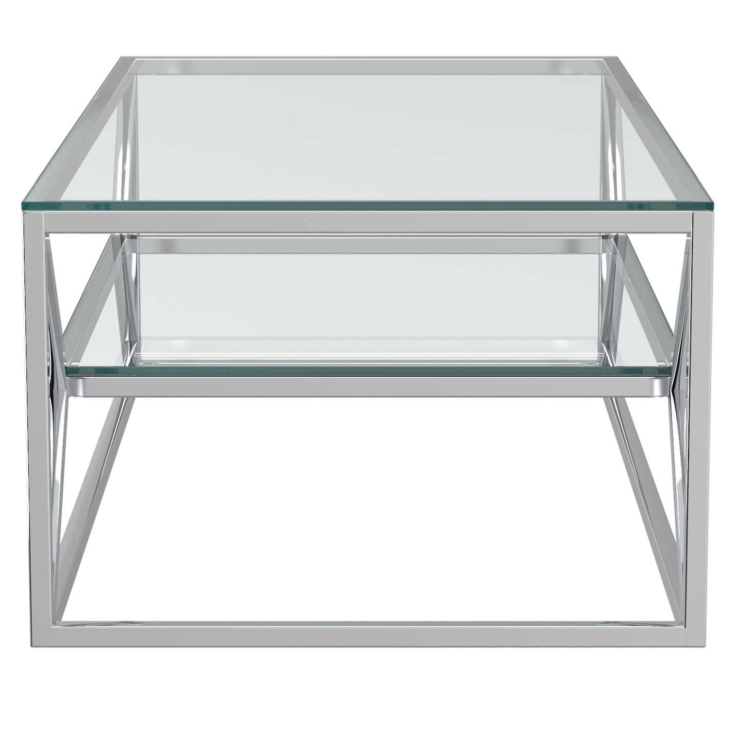 Dragor Coffee Table in Silver