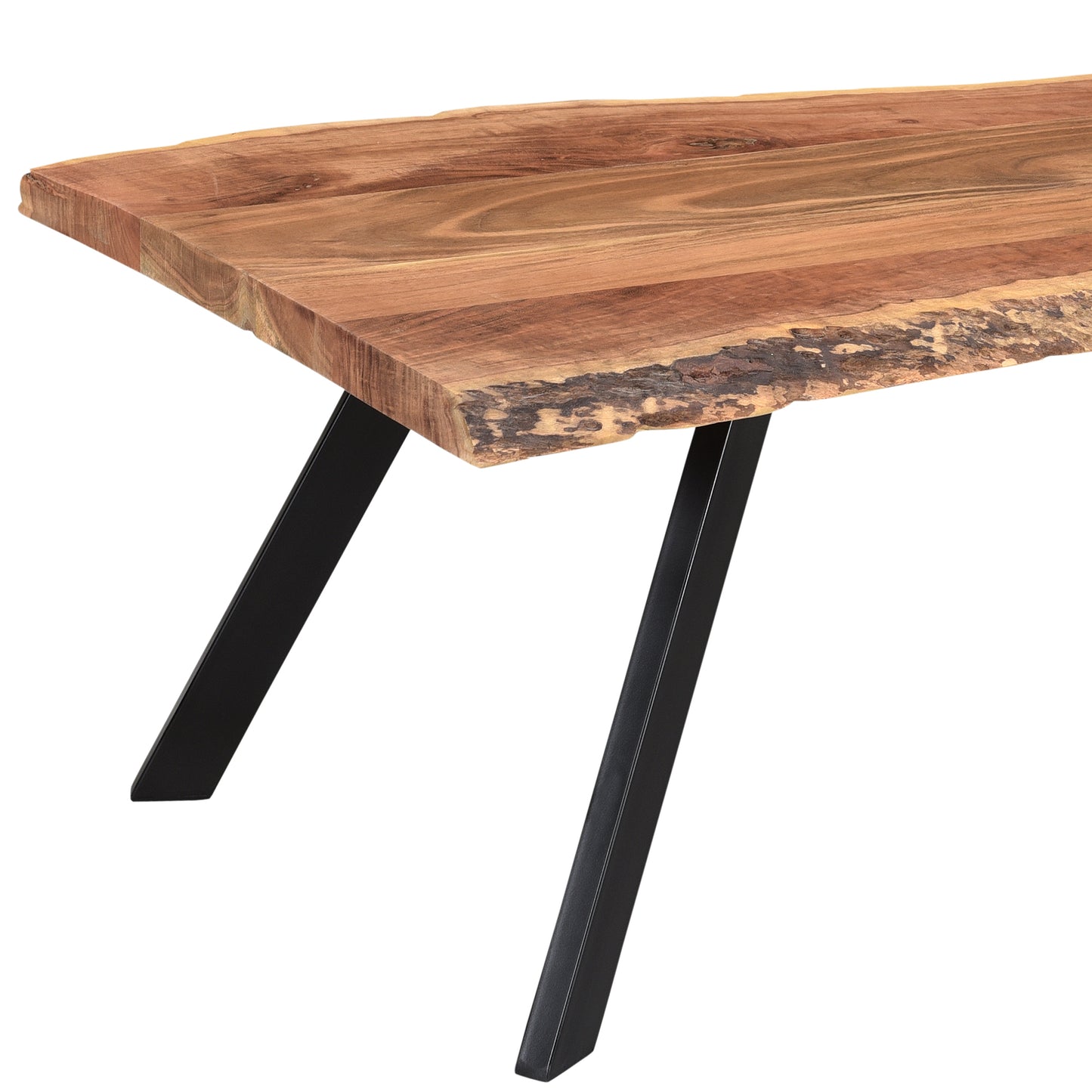 Virag Coffee Table in Natural and Black