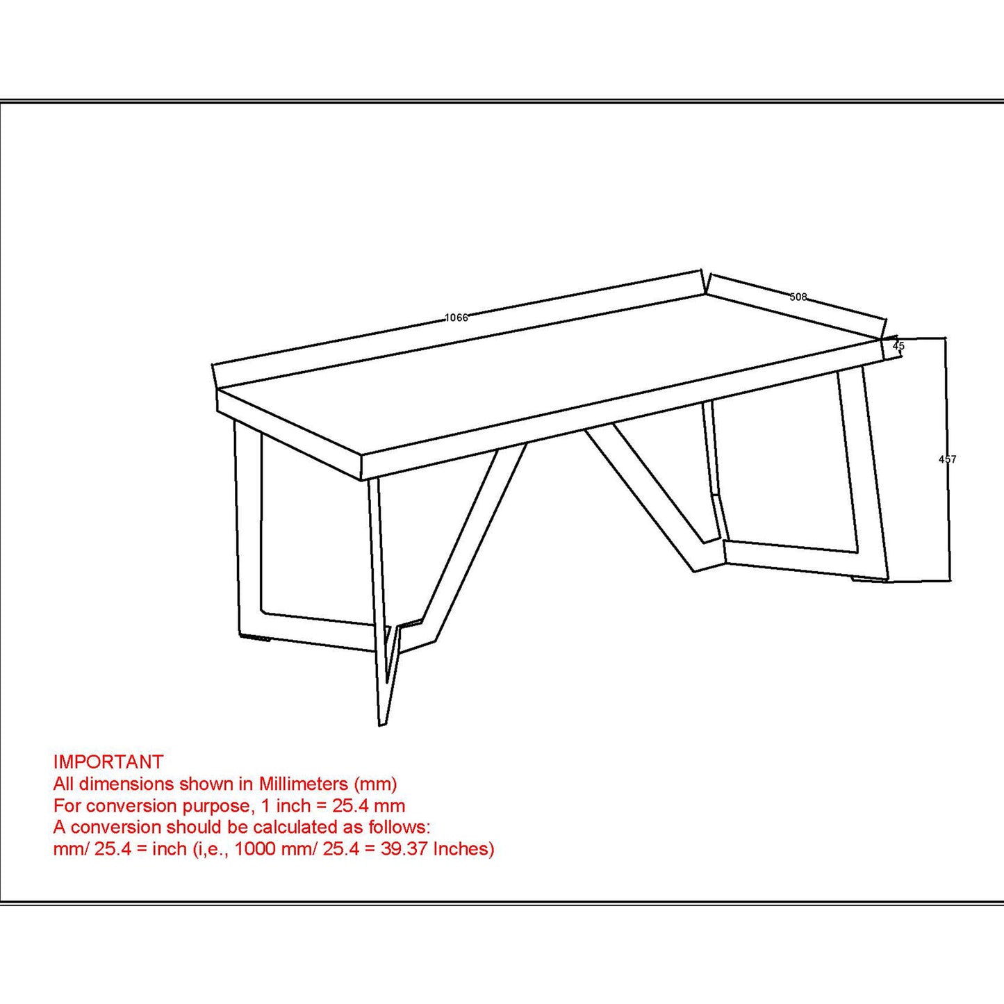 Zivah Coffee Table in Natural and Aged Gold