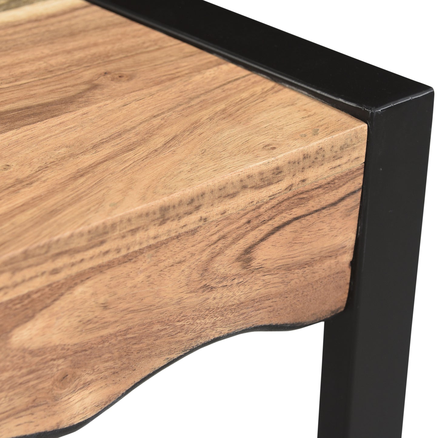 Rohani Coffee Table in Natural and Black