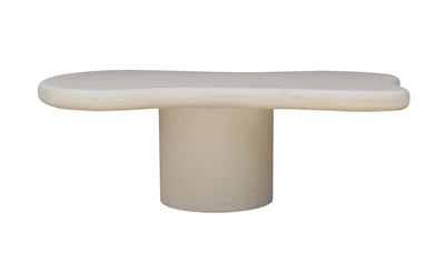 Organic Coffee Table 47.25"X27.5" - White