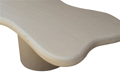 Organic Coffee Table 47.25"X27.5" - White